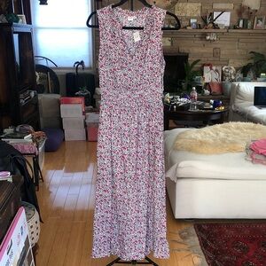 GAP Floral Sleeveless Maxi Dress